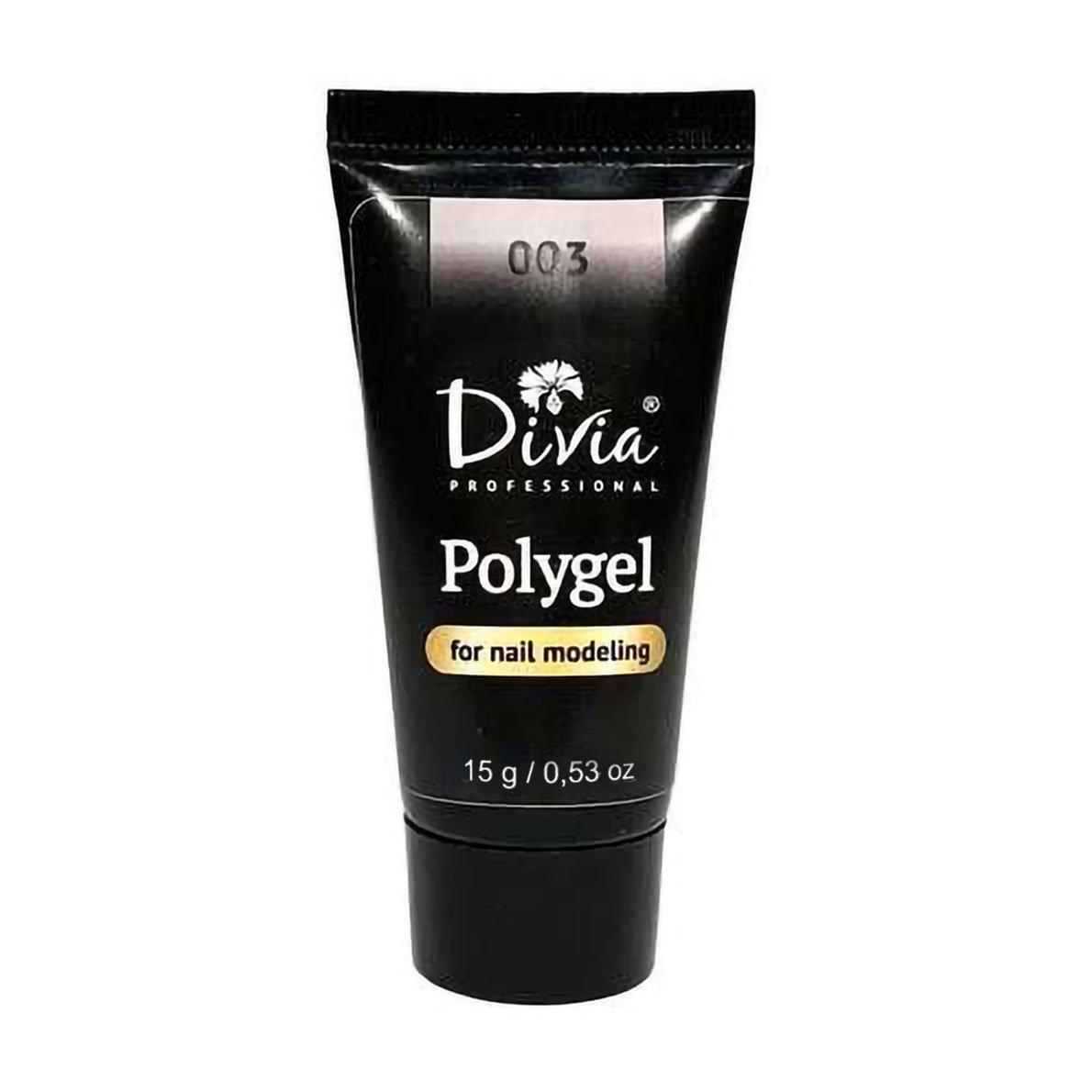 

Полігель для нарощування нігтів Divia Polygel 003, 15 г