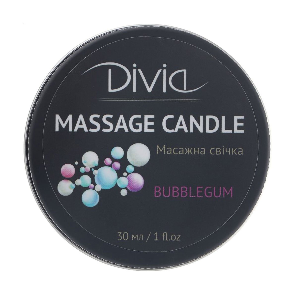 

Уцінка! Свічка масажна Divia Massage Candle 12 Bubblegum, 30 мл