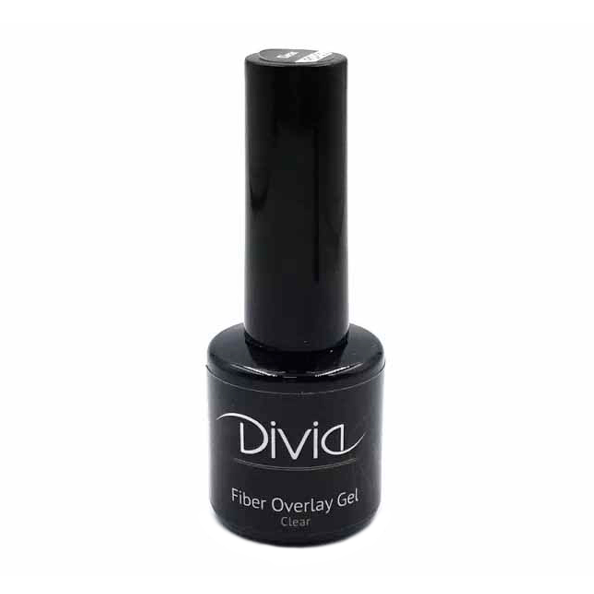 

Файбер база для гель-лаку Divia Fiber Overlay Gel Di1004, з армуючими волокнами, FO01 Clear, 8 мл