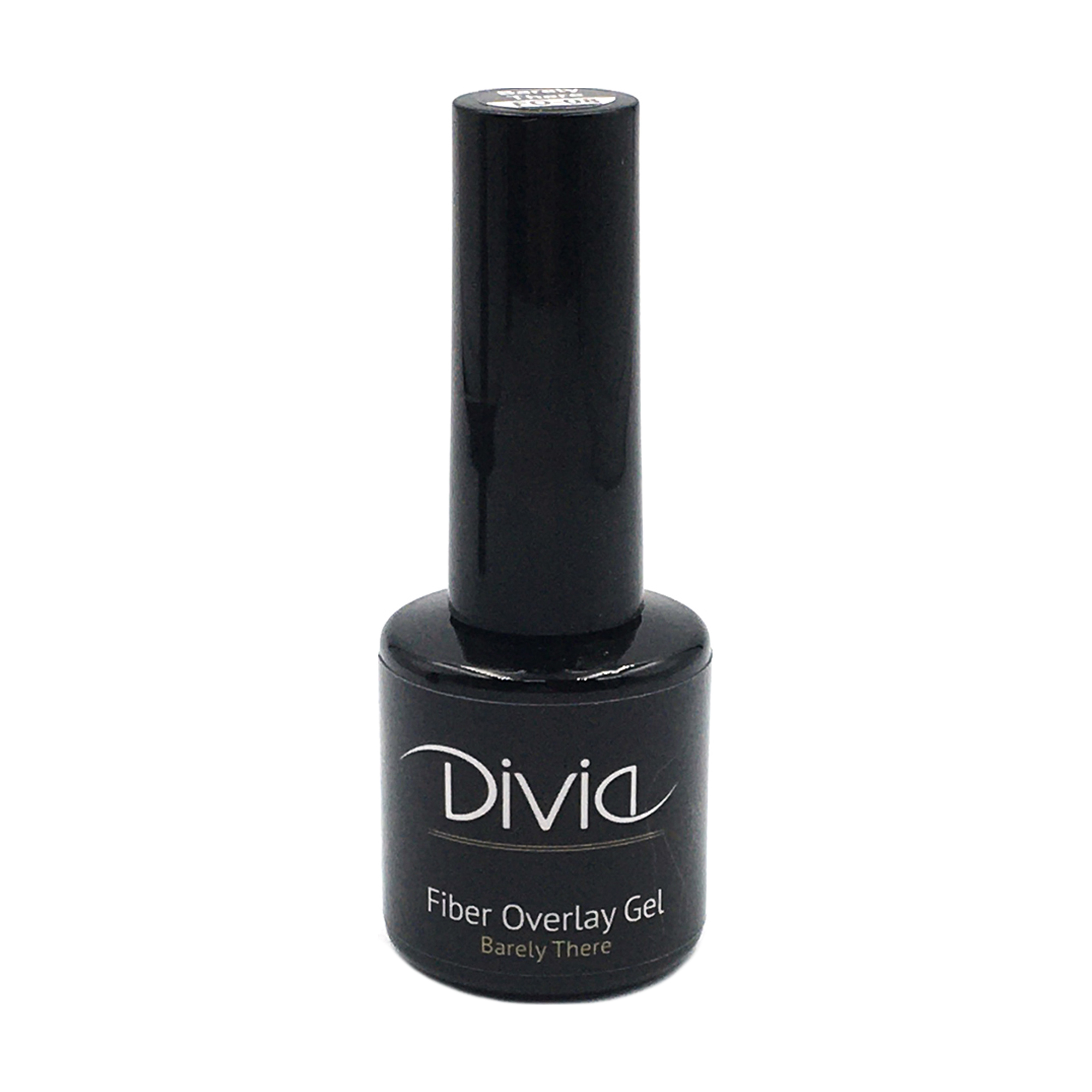 

Файбер база для гель-лаку Divia Fiber Overlay Gel Di1004, з армуючими волокнами, FO08 Barely There, 8 мл