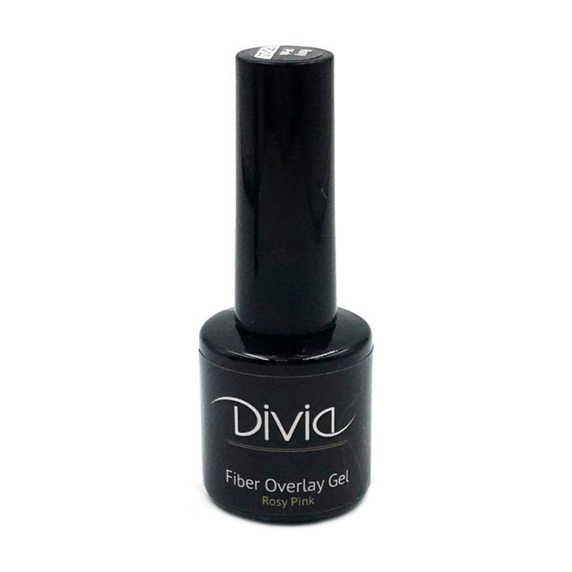 

Файбер база для гель-лаку Divia Fiber Overlay Gel Di1004, з армуючими волокнами, FO10 Rosy Pink, 8 мл