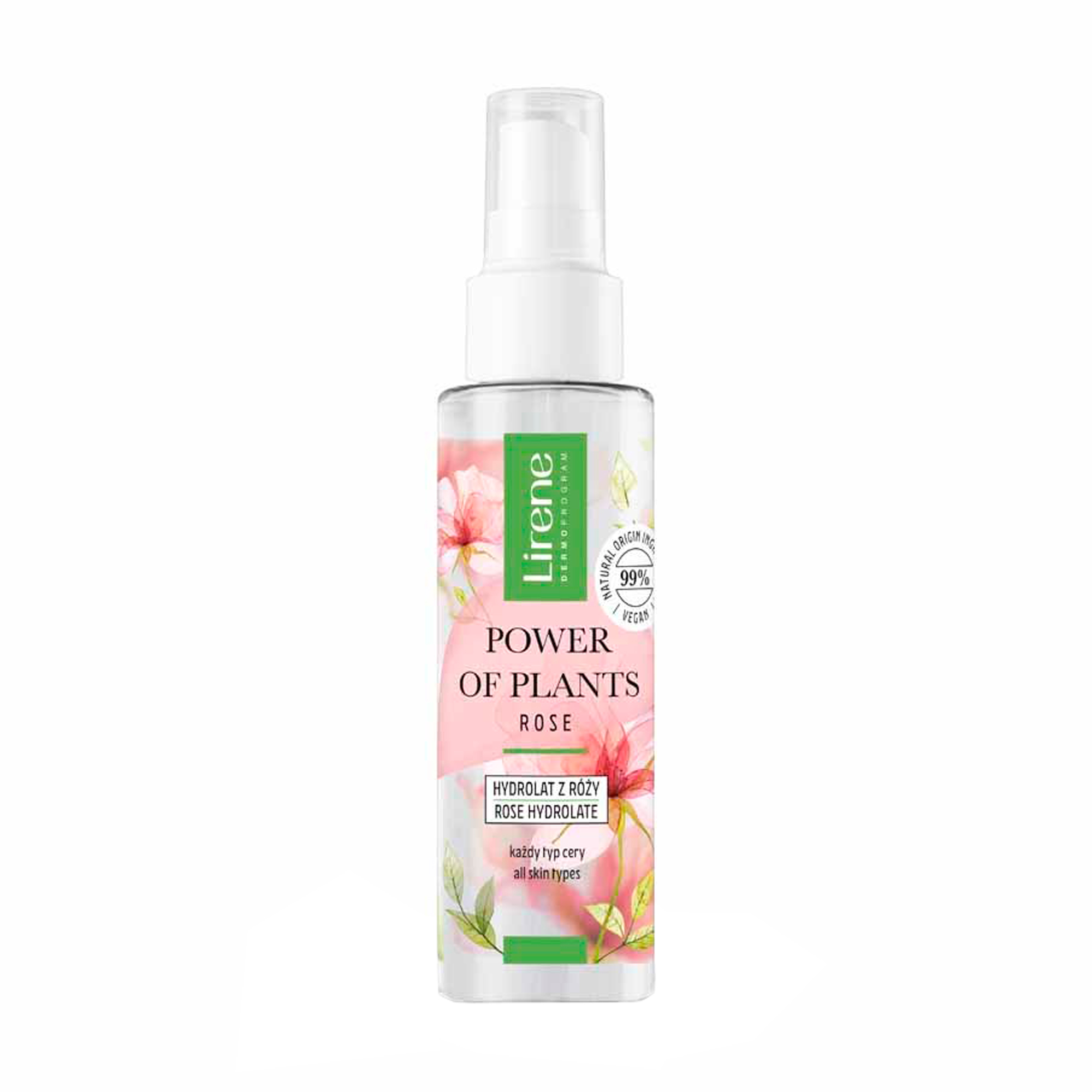 

Гідролат для обличчя Lirene Power Of Plants Hydrolate Rose, 100 мл