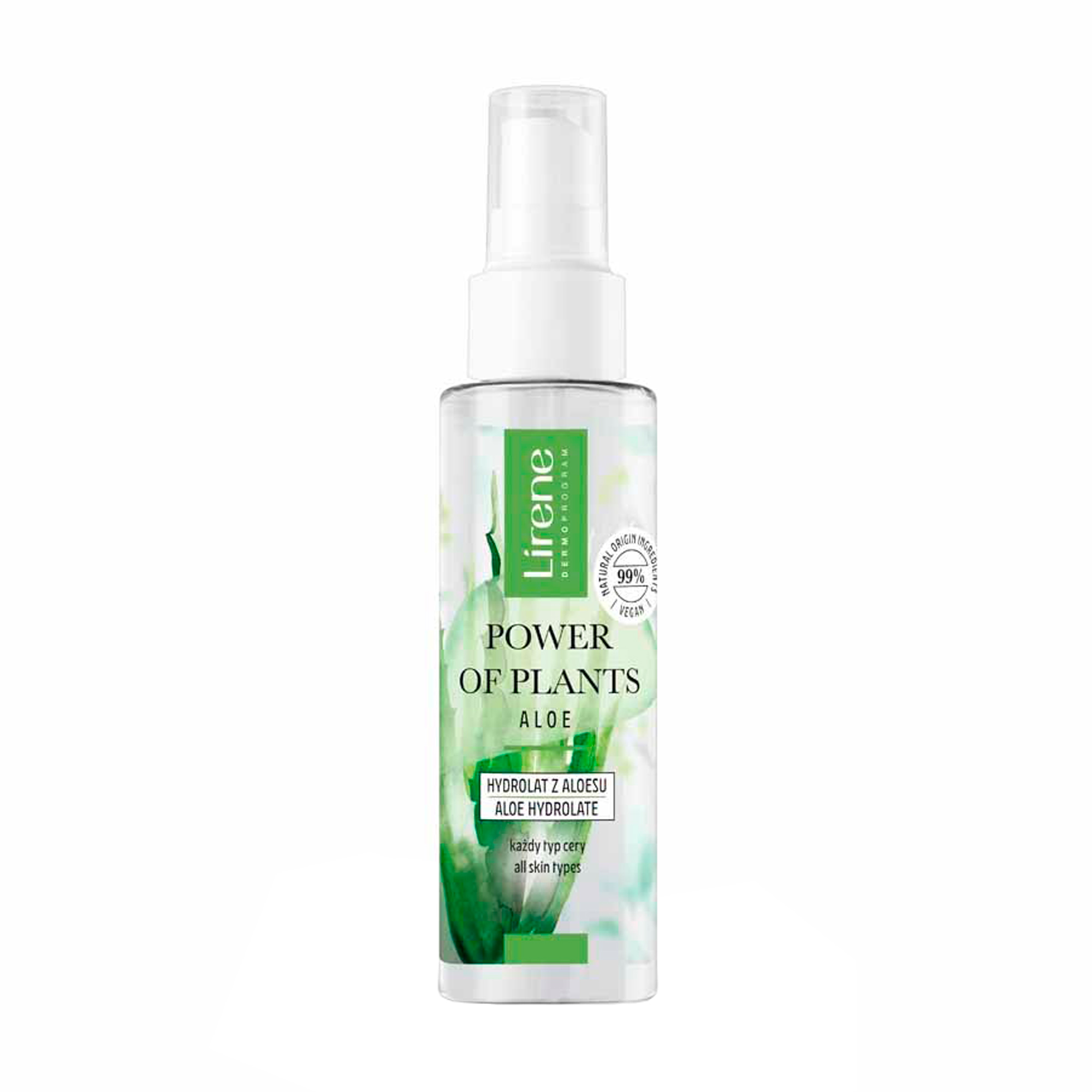 

Уцінка! Гідролат для обличчя Lirene Power Of Plants Hydrolate Aloe, 100 мл