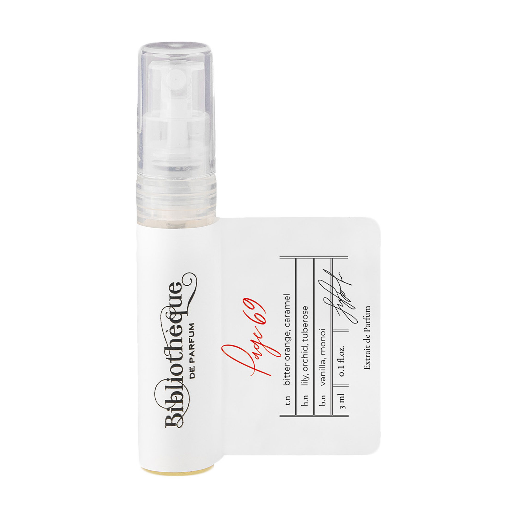 

Bibliotheque de Parfum Page 69 Парфумована вода жіноча, 3 мл (пробник)