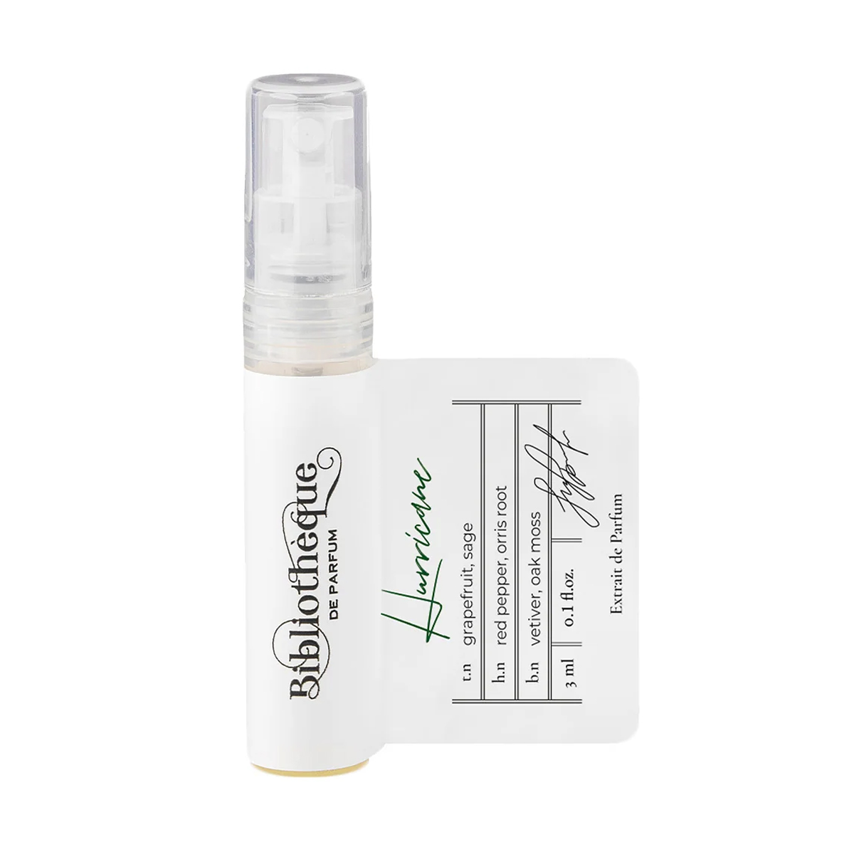 

Bibliotheque de Parfum Hurricane Парфумована вода чоловіча, 3 мл (пробник)