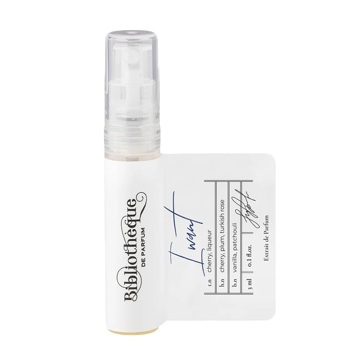 

Bibliotheque de Parfum I Want Парфумована вода жіноча, 3 мл (пробник)