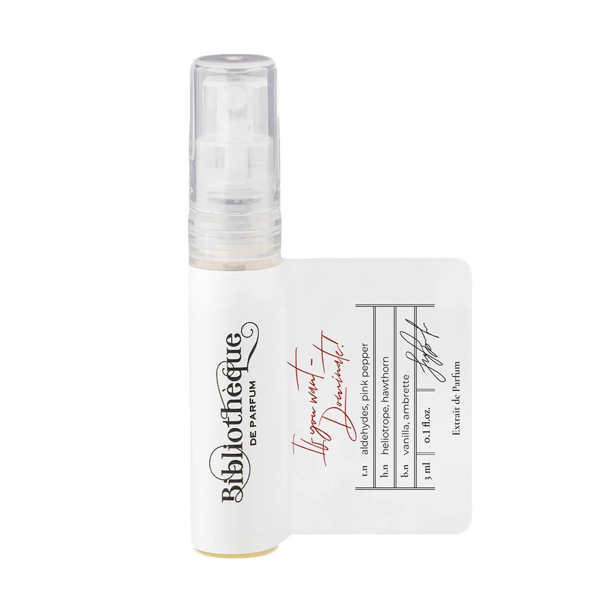 

Bibliotheque de Parfum If You Want - Dominate! Парфумована вода жіноча, 3 мл (пробник)