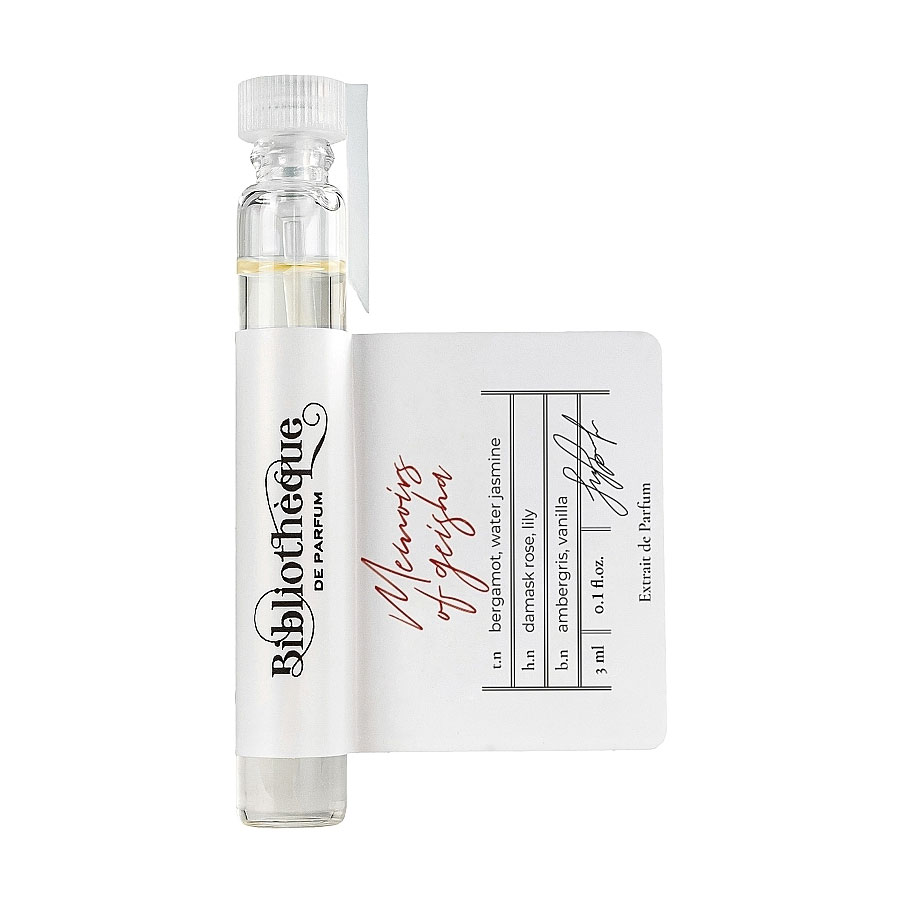 

Bibliotheque de Parfum Memoirs Of Geisha Парфумована вода жіноча, 3 мл (пробник)