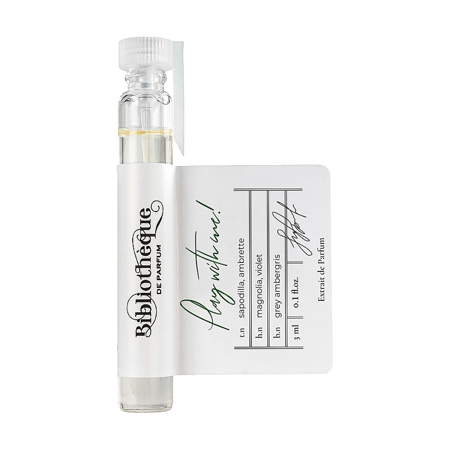 

Bibliotheque de Parfum Play With Me! Парфумована вода унісекс, 3 мл (пробник)