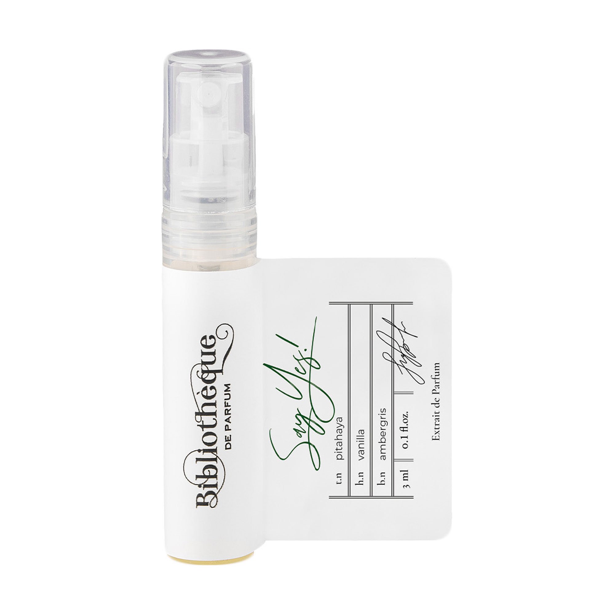 

Bibliotheque de Parfum Say Yes! Парфумована вода унісекс, 3 мл (пробник)