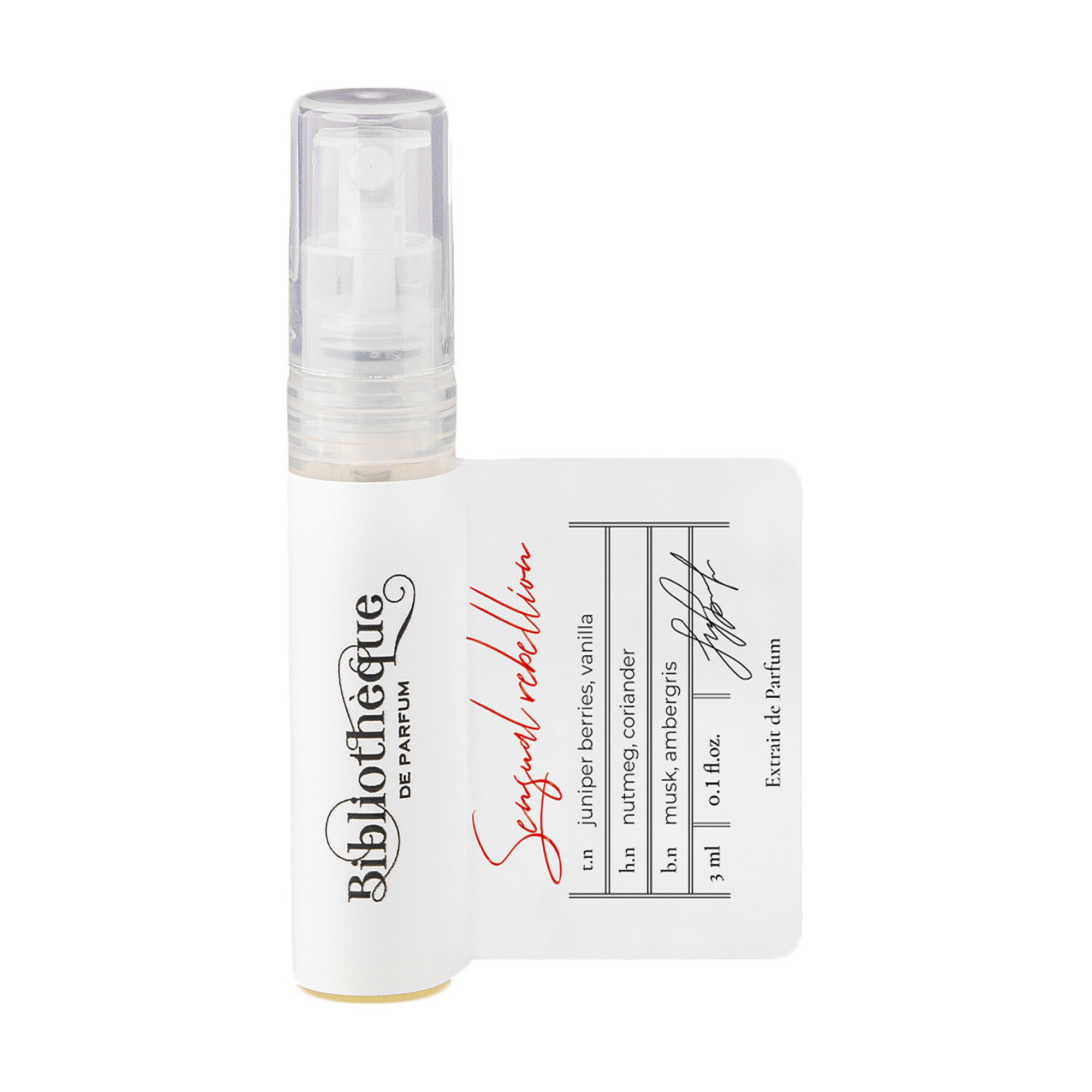 

Bibliotheque de Parfum Sensual Rebellion Парфумована вода унісекс, 3 мл (пробник)