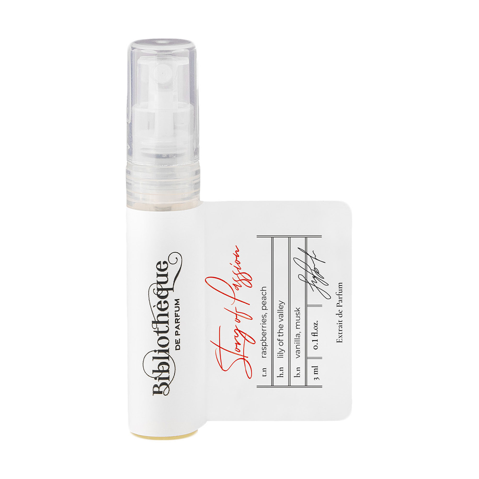 

Bibliotheque de Parfum Story Of Passion Парфумована вода жіноча, 3 мл (пробник)