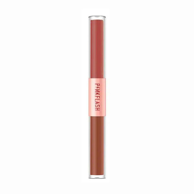 

Уцінка! Подвійна помада-блиск для губ 2в1 Pinkflash Duo Lipgloss V04, 2*1.4 г