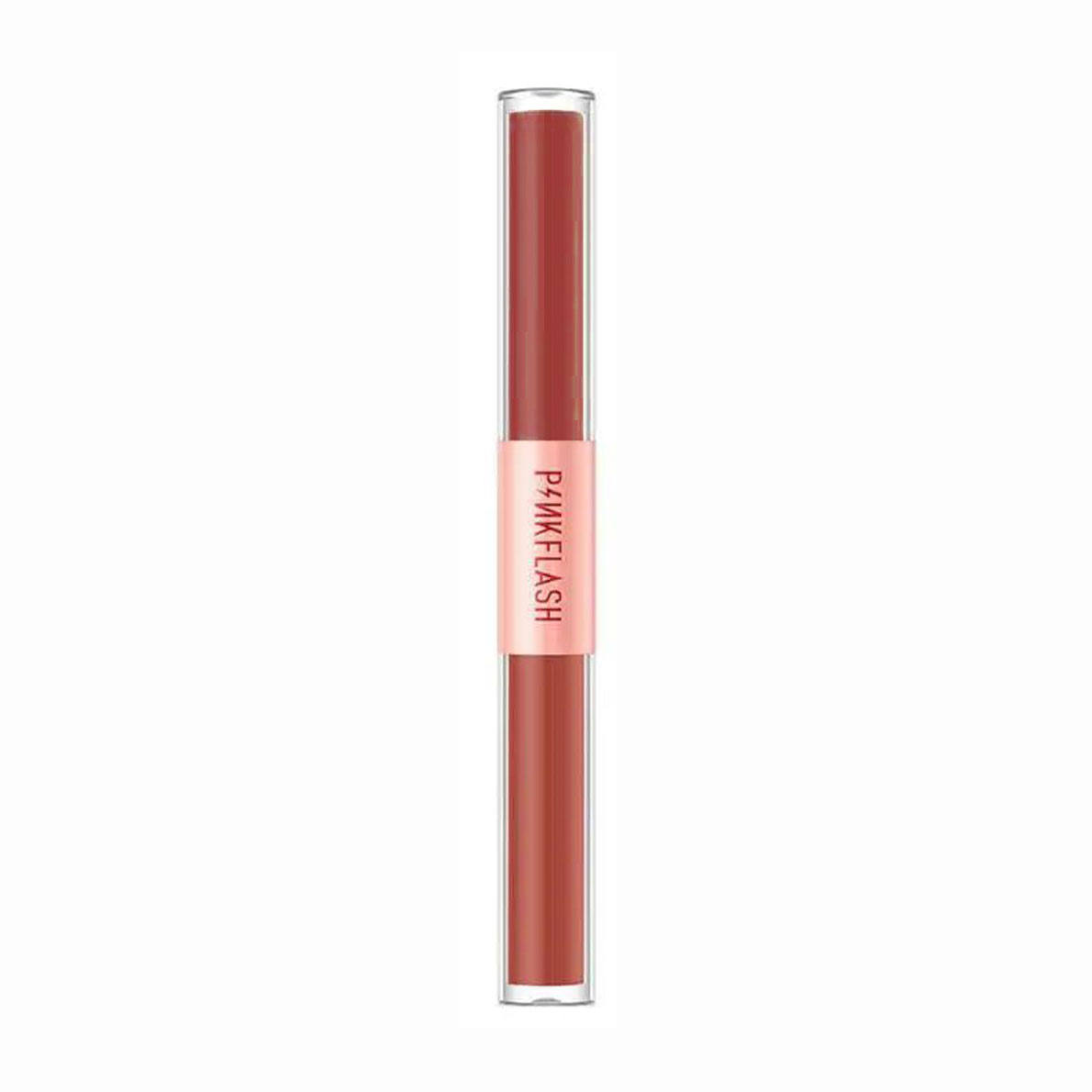 

Подвійна помада-блиск для губ 2в1 Pinkflash Duo Lipgloss V08, 2*1.4 г