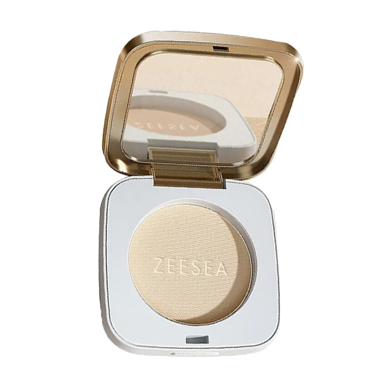 

Уцінка! Пресована пудра для обличчя Zeesea Soft Velvet Pressed Powder 01 Pearl White, 7 г