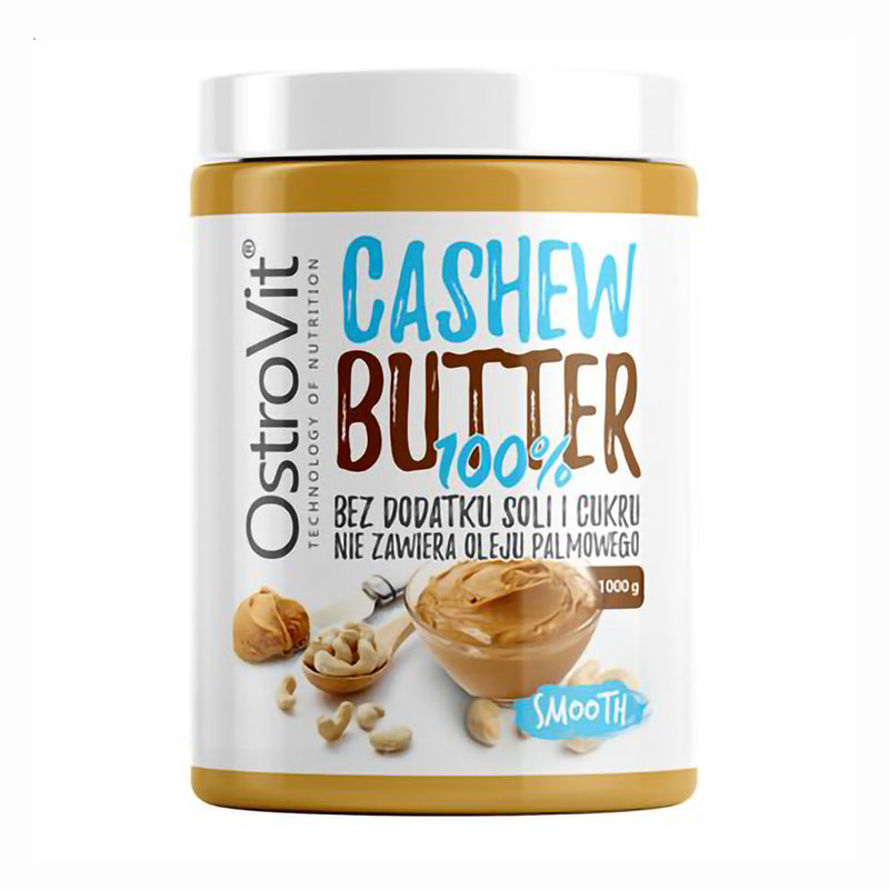 

Уцінка! Кеш'ю крем OstroVit Cashew Butter 100% Smooth, 1 кг