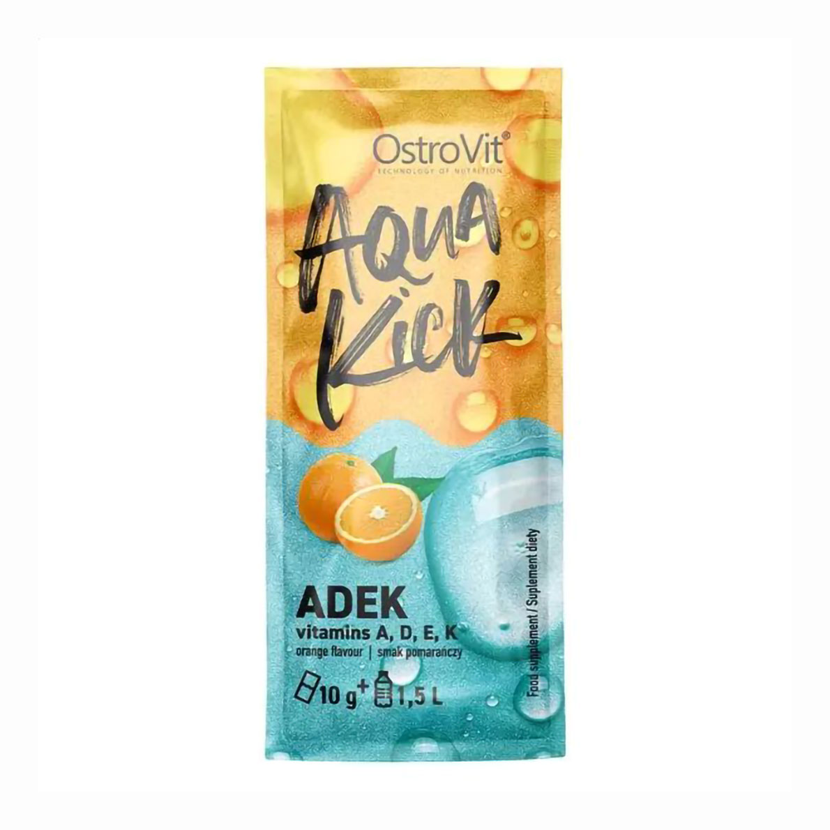

Вітаміни A, D, E, K OstroVit Aqua Kick ADEK в порошку, 24*10 г