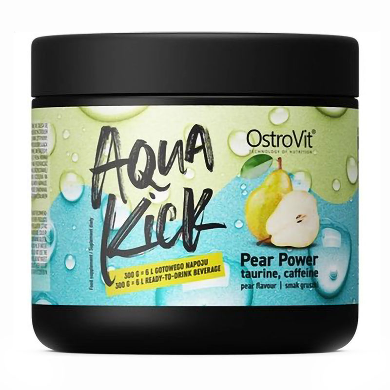 

Таурин та кофеїн OstroVit Aqua Kick Pear Power в порошку, 300 г