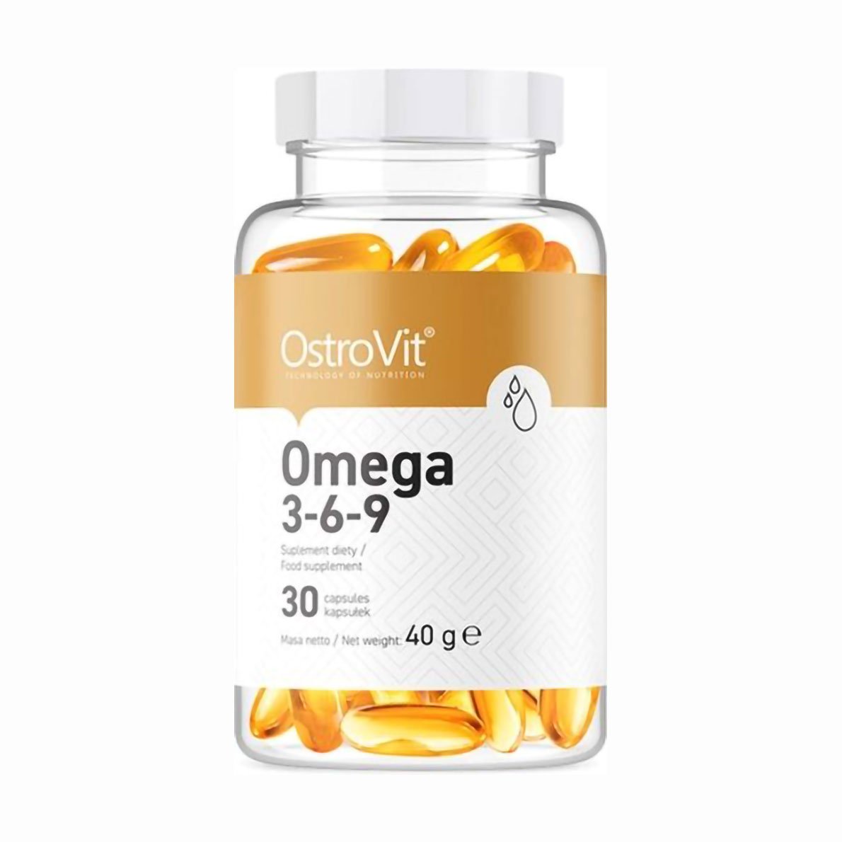 

Омега 3-6-9 OstroVit Omega 3-6-9, 30 капсул