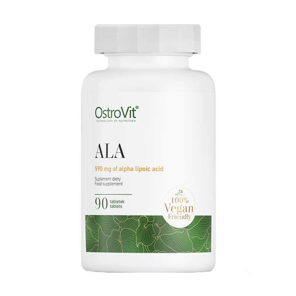 

Альфа-ліпоєва кислота OstroVit ALA 590 мг, 90 таблеток