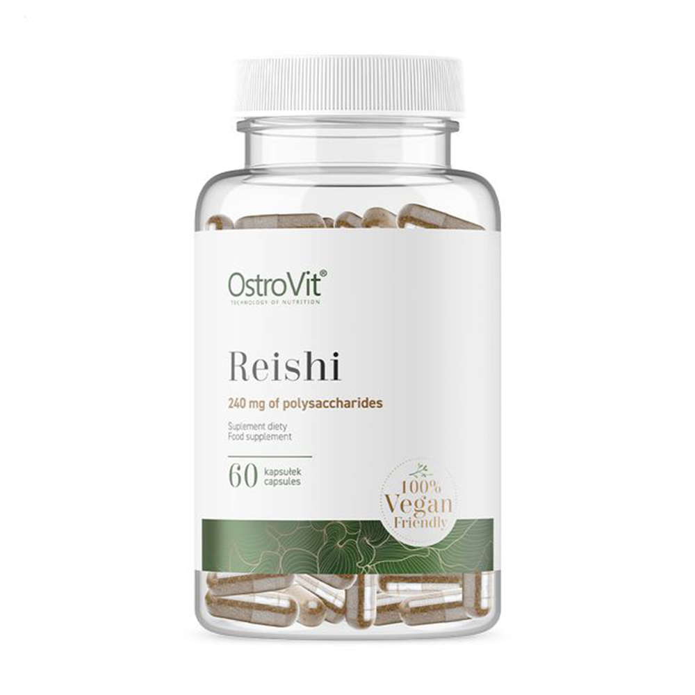 

Гриби рейші OstroVit Reishi 240 мг, 60 капсул