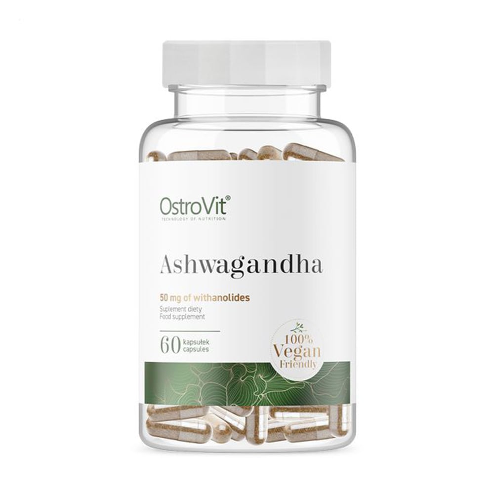 

Ашвагандха OstroVit Ashwagandha, 60 капсул