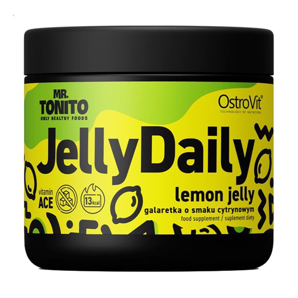 

Дієтична добавка желе без цукру в порошку OstroVit Mr. Tonito Jelly Daily зі смаком лимону, 350 г