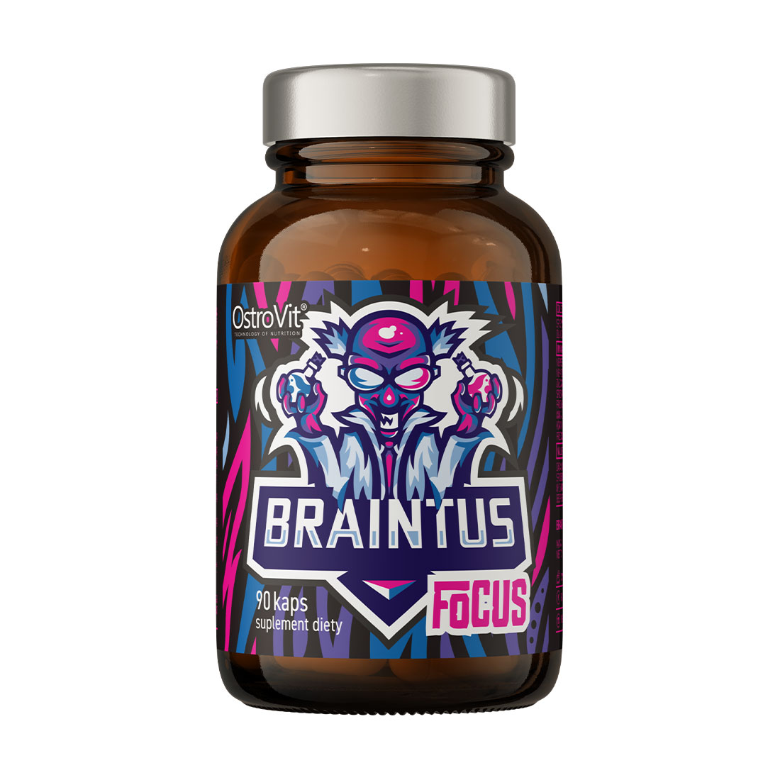 

Правильна робота мозку OstroVit Braintus Focus, 90 капсул