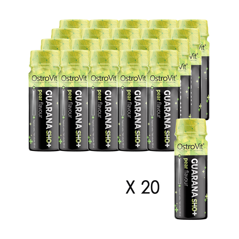 

Гуарана OstroVit Guarana Shot Груша, в рідині, 20*80 мл