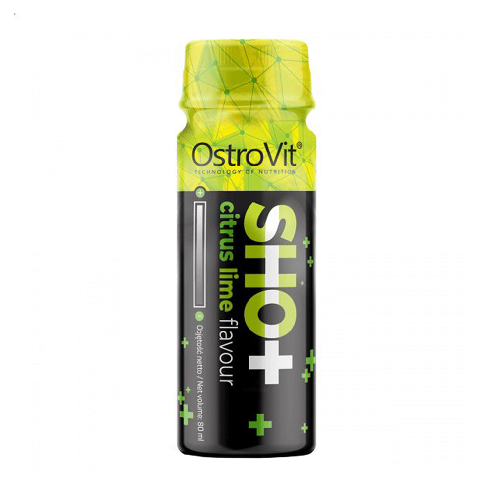 

Передтренувальний комплекс OstroVit Shot Цитрус лайм, в рідині, 20*80 мл