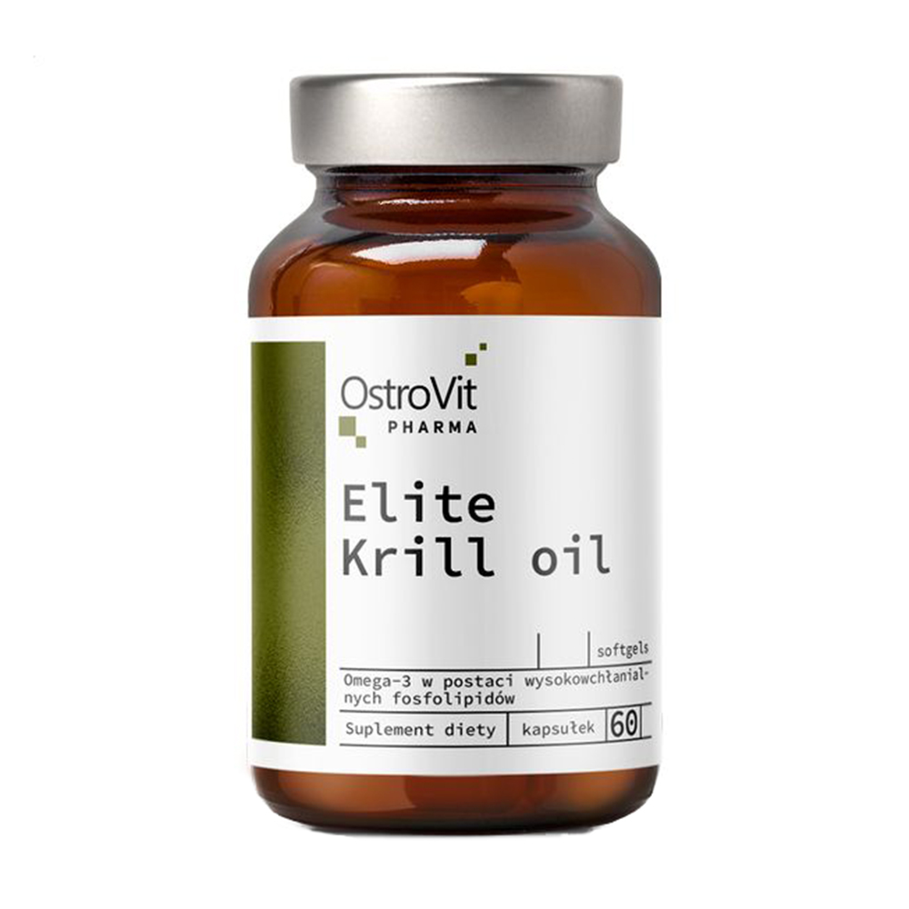 

Олія антарктичного криля OstroVit Pharma Elite Krill Oil, 60 желатинових капсул
