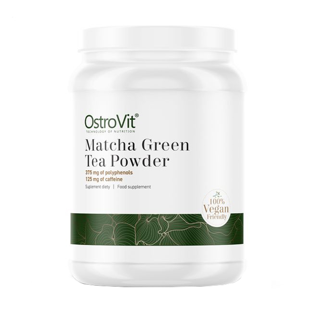 

Уцінка! Зелений чай матча OstroVit Matcha Green Tea Powder, 375 мг поліфенолів та 125 мг кофеїну, в порошку, 100 г