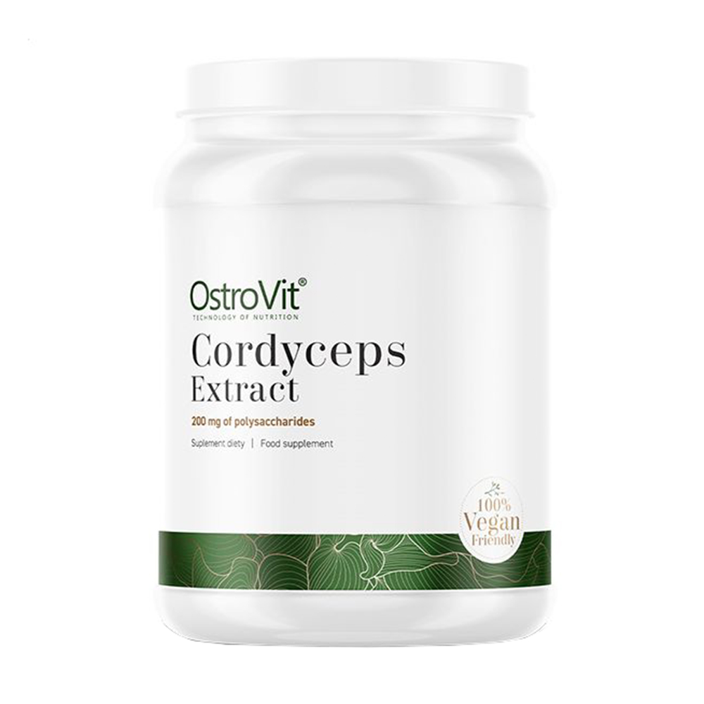 

Екстракт кордицепсу OstroVit Cordyceps Extract, 200 мг полісахаридів, в порошку, 50 г