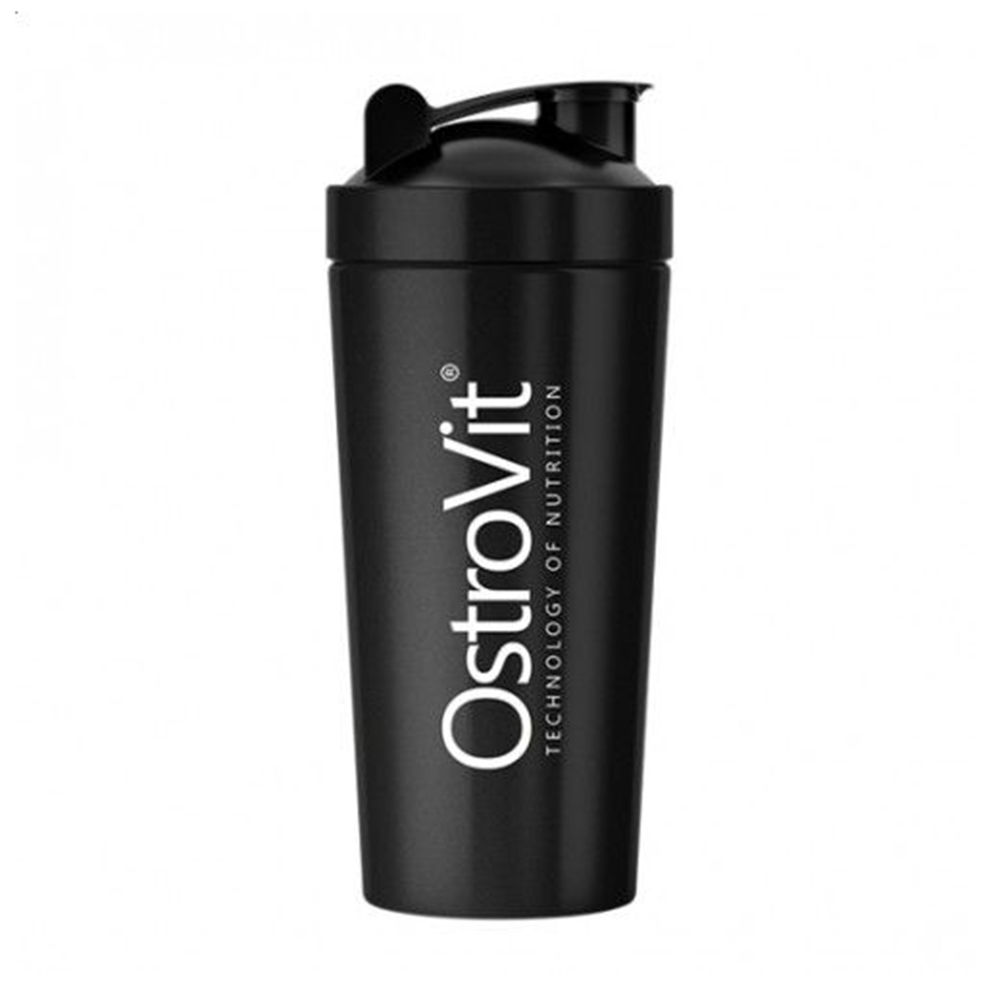 Шейкер OstroVit Shaker Steel Чорний, 750 мл