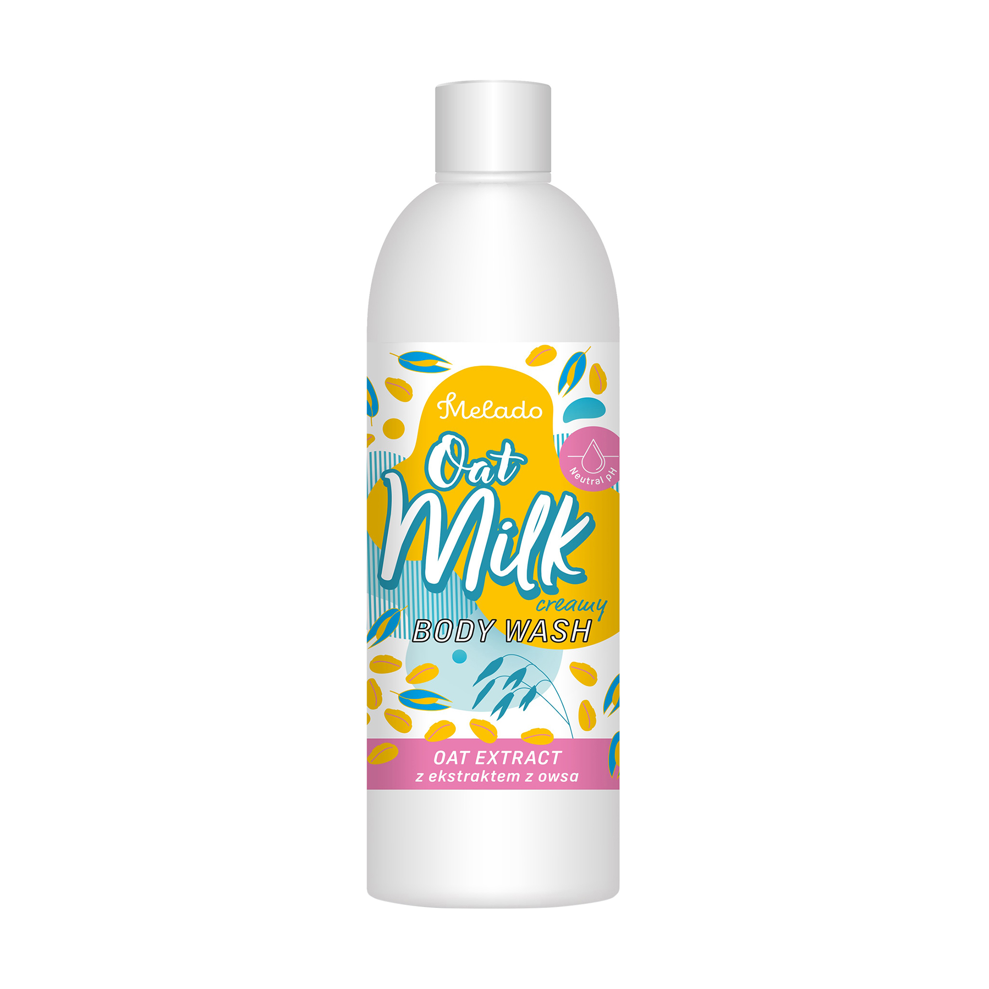 

Уцінка! Гель для душу Melado Shower Gel Milk With Oats Extract з екстрактом вівса, 500 мл