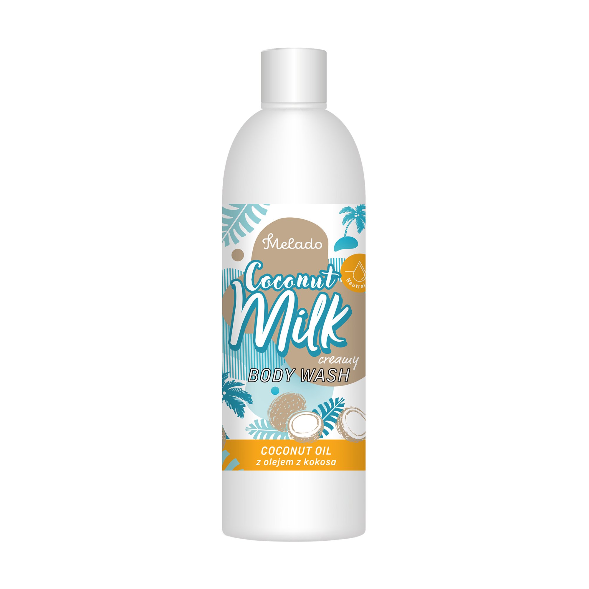 

Гель для душу Melado Shower Gel Milk With Coconut Oil з кокосовою олією, 500 мл