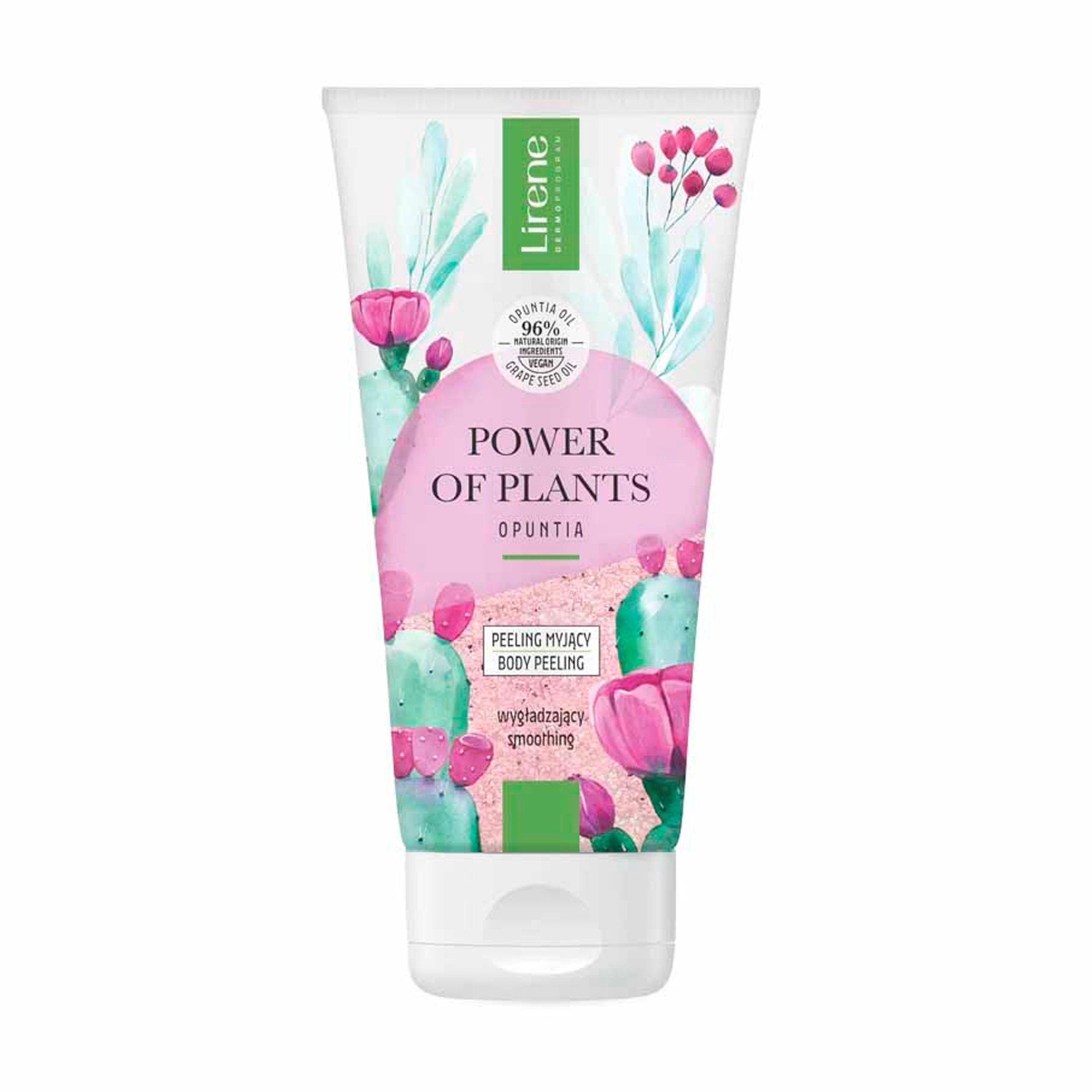 

Уцінка! Розгладжувальний пілінг для тіла Lirene Power of Plants Опунція, 175 г