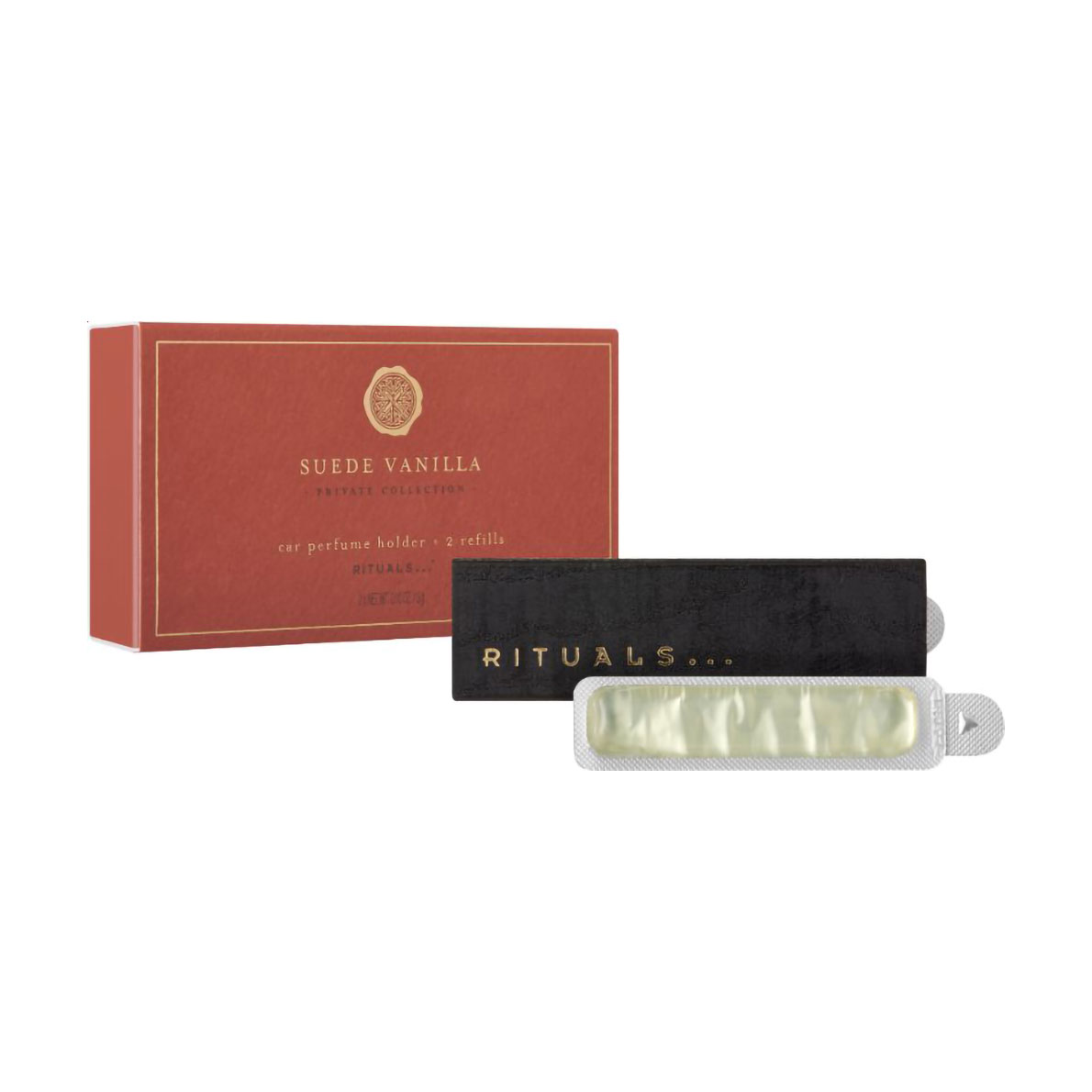

Ароматизатор для автомобіля Rituals Suede Vanilla Car Perfume Holder + 2 Refill, 2*3 г
