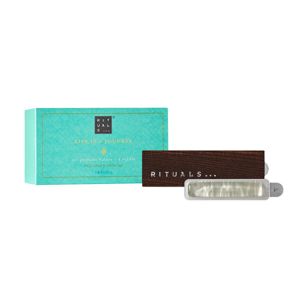 

Ароматизатор для автомобіля Rituals The Ritual Of Karma Life Is A Journey Car Perfume Holder + 2 Refill, 2*3 г