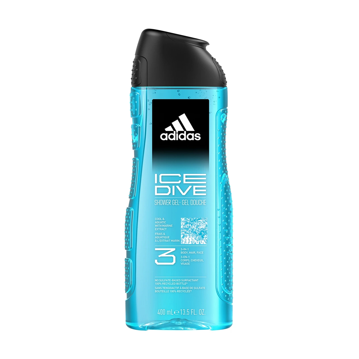

Уцінка! Гель для тіла, волосся та обличчя Adidas Ice Dive Shower Gel 3 in 1, чоловічий, 400 мл