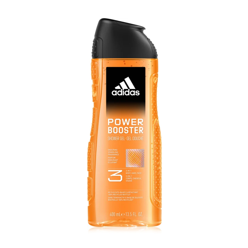 

Уцінка! Гель для тіла, волосся та обличчя Adidas Power Booster Shower Gel 3 in 1 чоловічий, 400 мл