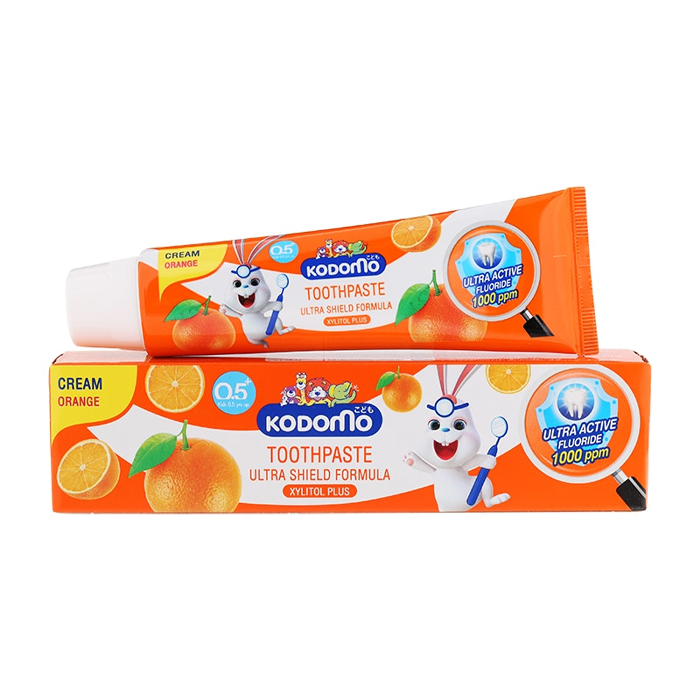 

Дитяча зубна крем-паста Kodomo Ultra Shield Formula Апельсин, 5+ міс, 65 г