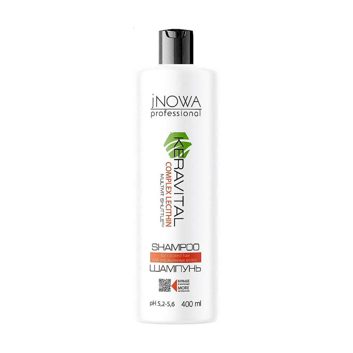 

Шампунь jNOWA Professional Keravital Complex Lecithin Shampoo для фарбованого волосся, 400 мл