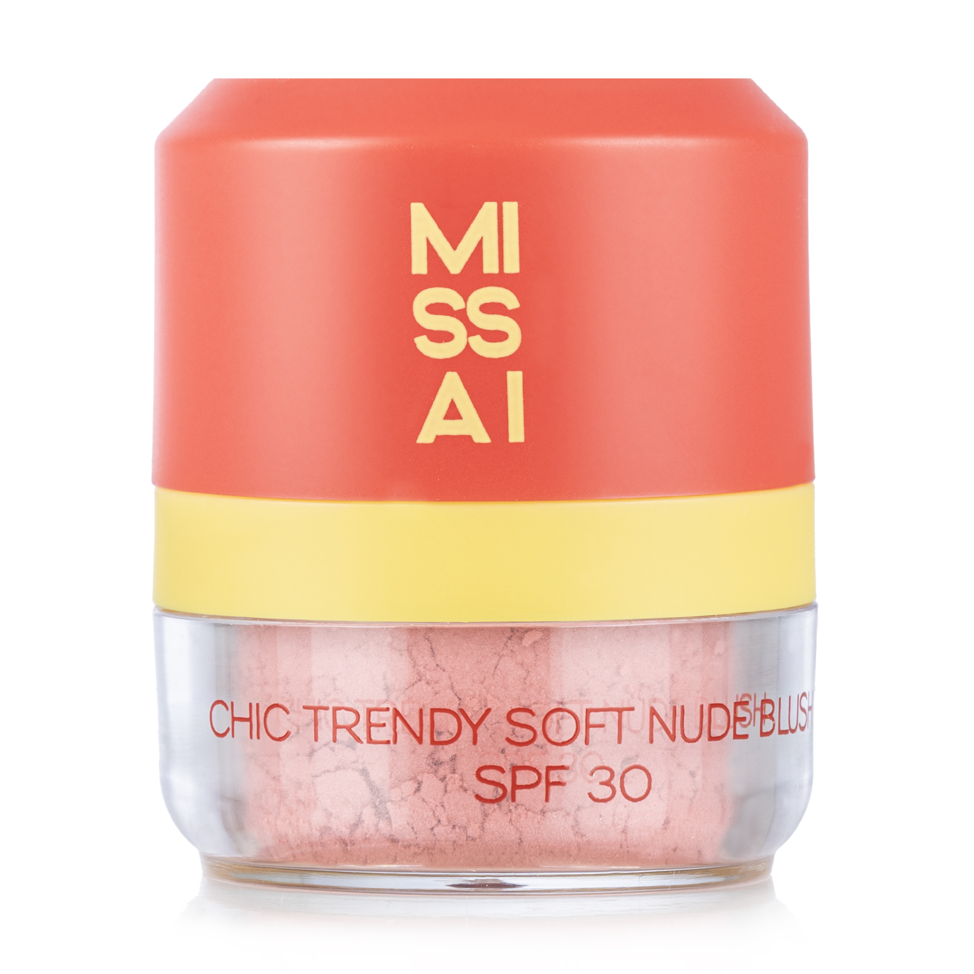 

Розсипчасті рум'яна для обличчя Missai Chic Trendy Soft Rose Blush SPF 30, тон 02, 5 г