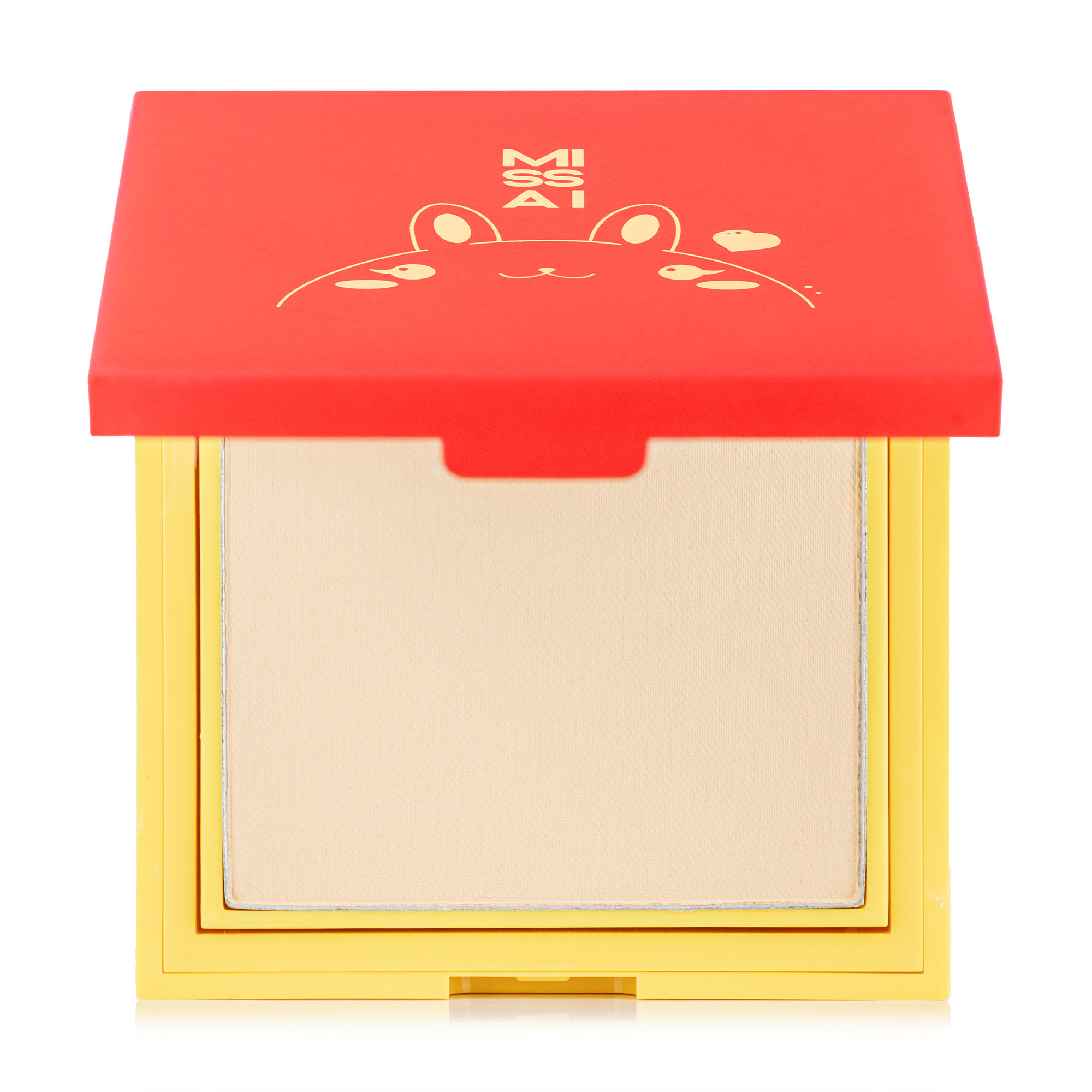 Уцінка! Компактна матувальна пудра для обличчя Missai Matte Velvet Skin Collagen з колагеном, SPF 30 PA +++, тон 01, 13 г