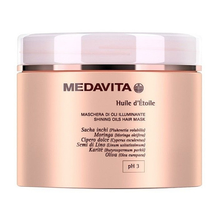 

Антиоксидантна маска Medavita Huile D'Etoile Shining Oils Hair Mask для сяйва та шовковистості волосся, 500 мл