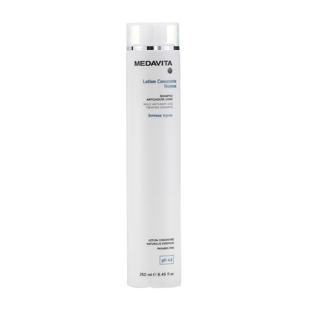 

Шампунь проти випадіння волосся Medavita Lotion Concentree Anti-Hair Loss Shampoo pH4.8, 250 мл