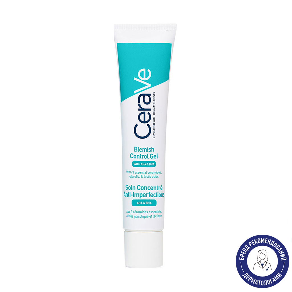 

Уцінка! Активний гель-догляд CeraVe з саліциловою, молочною та гліколевою кислотами проти недосконалостей шкіри обличчя, 40 мл