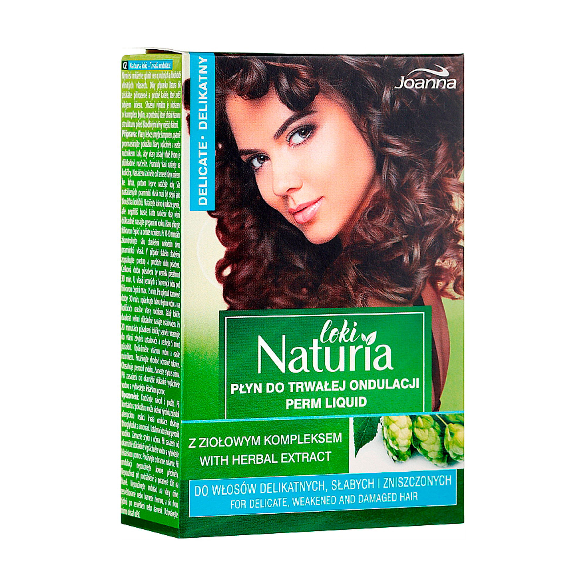 

Уцінка! Рідина для перманентної завивки волосся Joanna Naturia Loki Delicate, 2*75 мл
