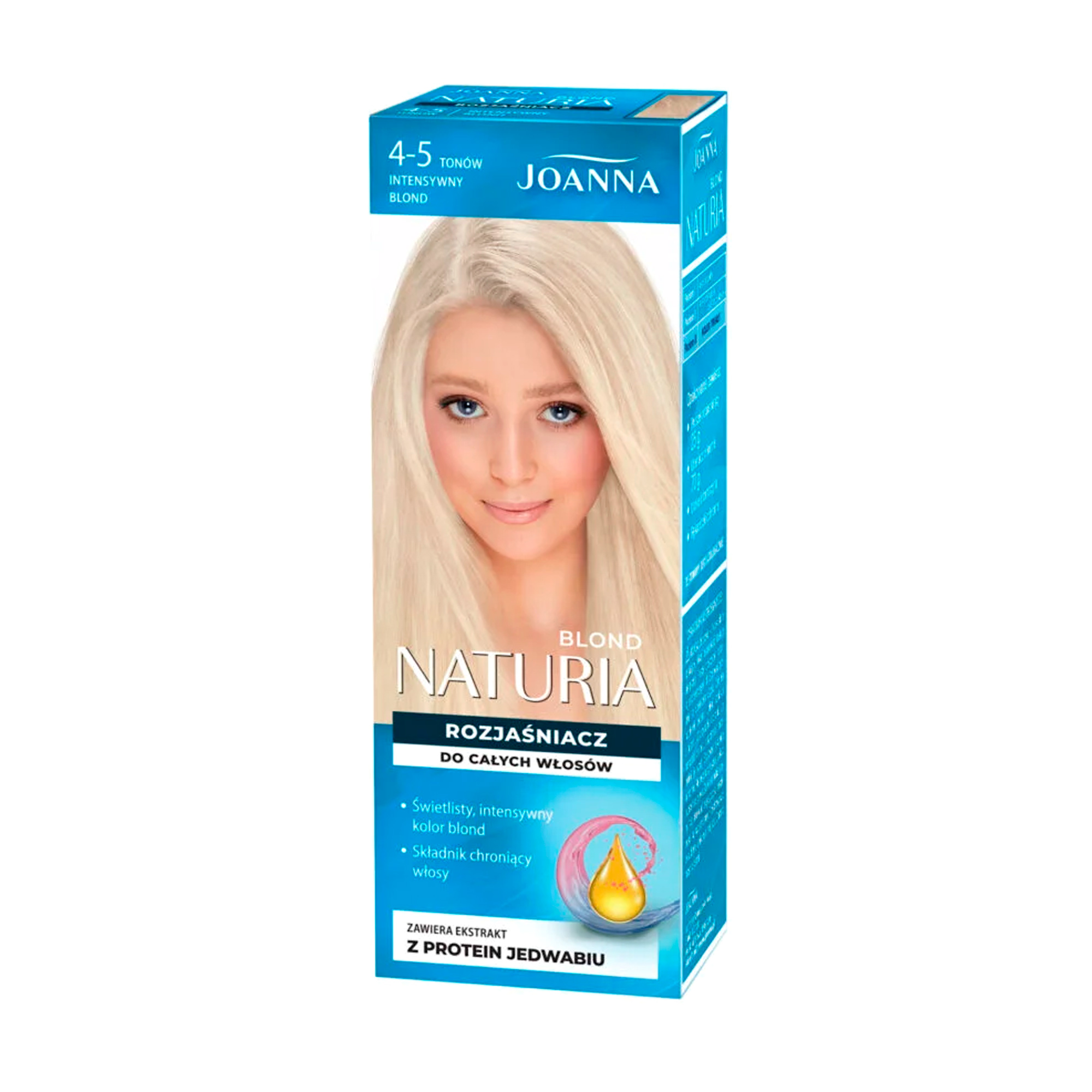 

Уцінка! Освітлювач для всієї довжини волосся Joanna Naturia Blond 4-5 тонів, 95 г